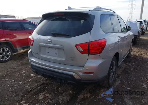 2019 Nissan Pathfinder Sl из США, поврежденный, VIN 5N1DR2MM2KC646587